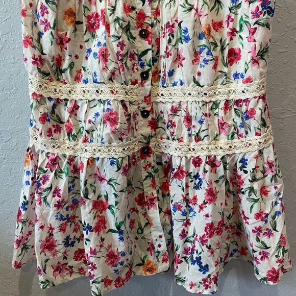 LOVERS + FRIENDS Lani Floral Midi Dress in Peony Floral sz M NWT - Picture 7 of 10